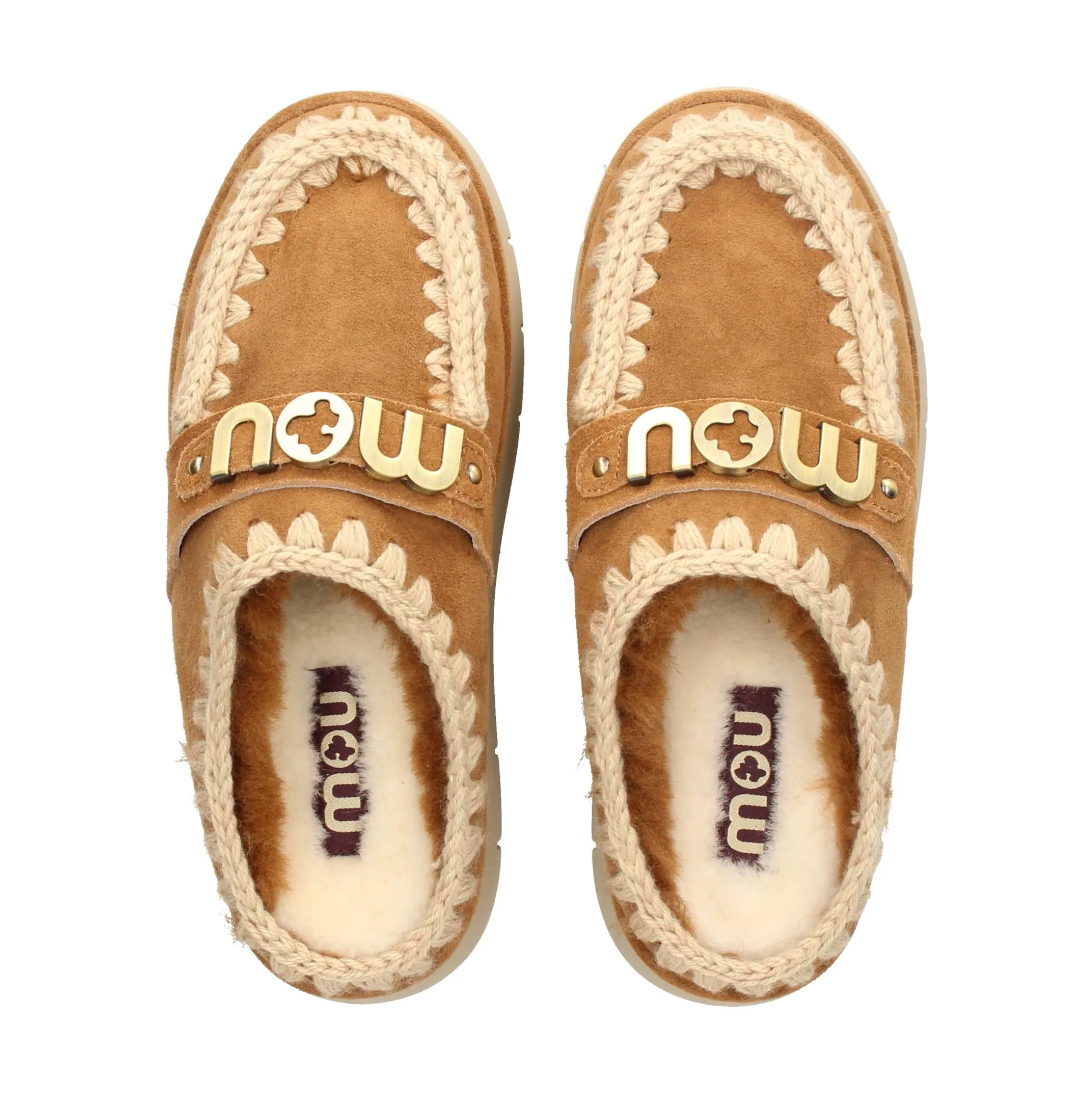MOU Zuecos de Mujer Bounce welt clog suede COG
