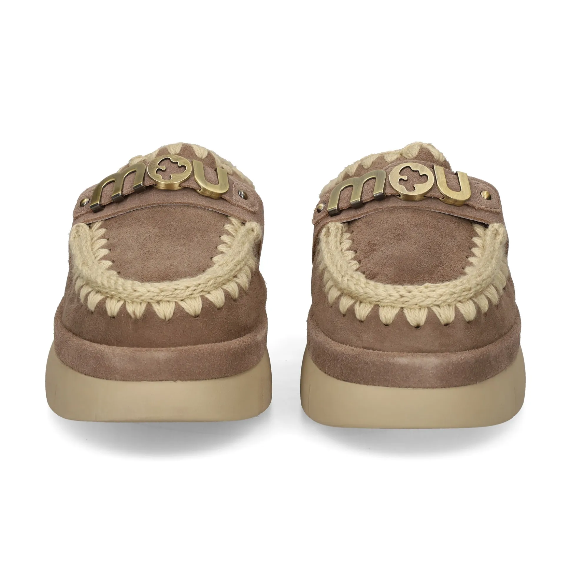 MOU Zuecos de Mujer Bounce welt clog suede ELGRY