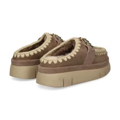 MOU Zuecos de Mujer Bounce welt clog suede ELGRY