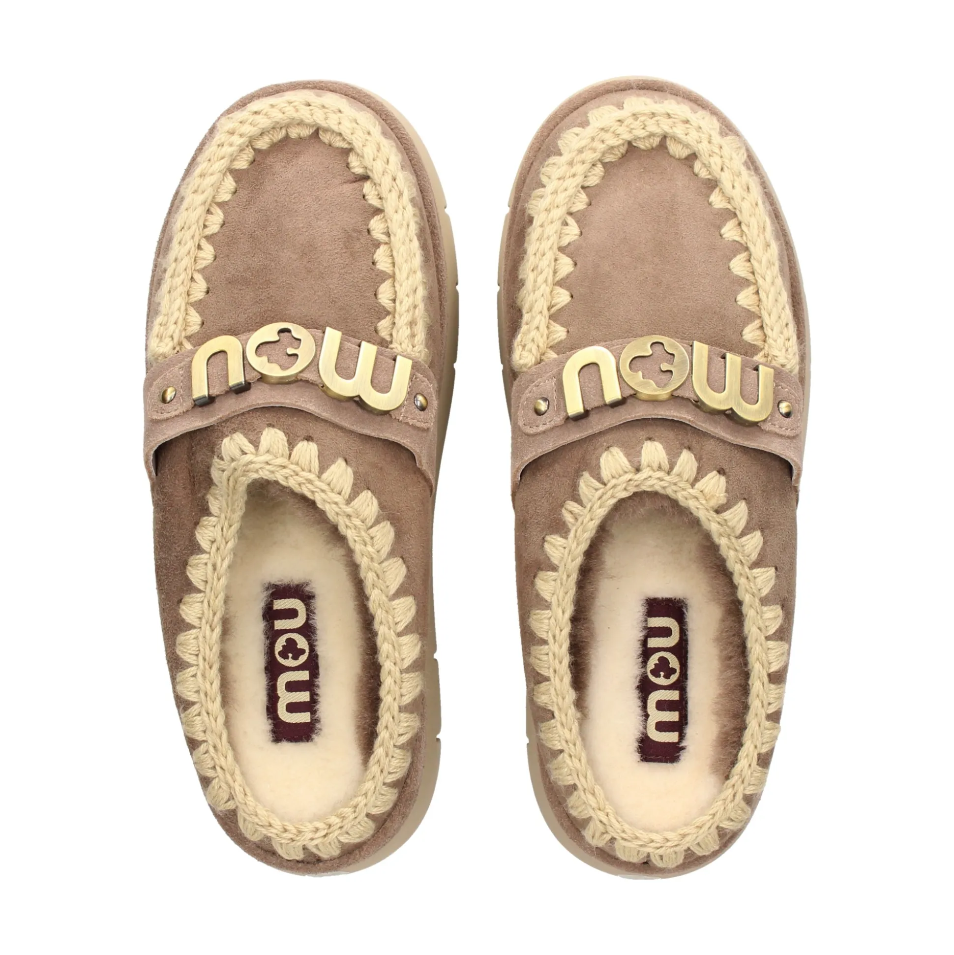 MOU Zuecos de Mujer Bounce welt clog suede ELGRY