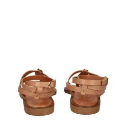 MYCONIAN Sandalias planas de Mujer 2206 CAMEL