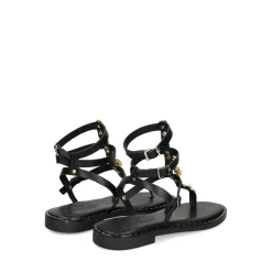 MYCONIAN Sandalias planas de Mujer 221082 NEGRO