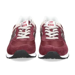 NEW BALANCE Zapatillas de Hombre ML574 EVM BURGUNDY