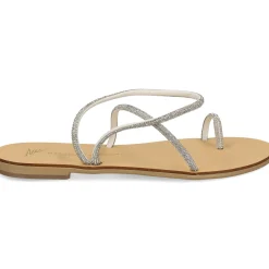 NICOLAS LAINAS Sandalias planas de Mujer 63-TC BLANCO