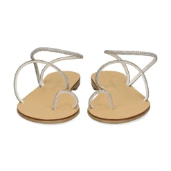 NICOLAS LAINAS Sandalias planas de Mujer 63-TC BLANCO