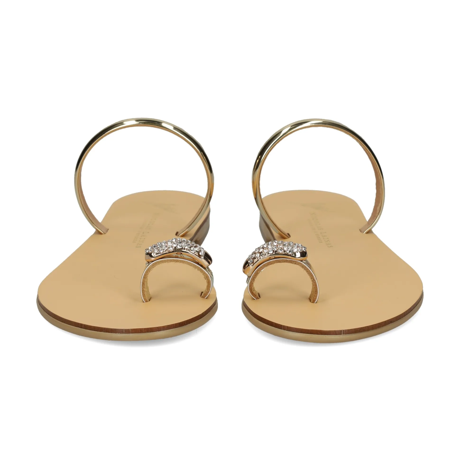 NICOLAS LAINAS Sandalias planas de Mujer 243-T ORO