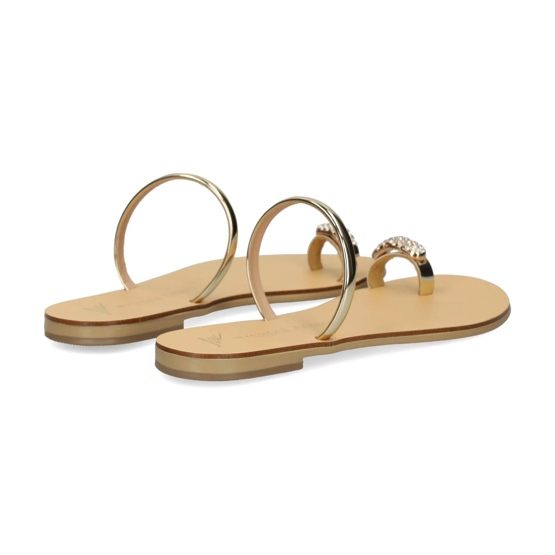 NICOLAS LAINAS Sandalias planas de Mujer 243-T ORO