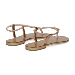 NICOLAS LAINAS Sandalias planas de Mujer 53-TCM COBRE