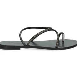 NICOLAS LAINAS Sandalias planas de Mujer 63-TCM GRAFITO