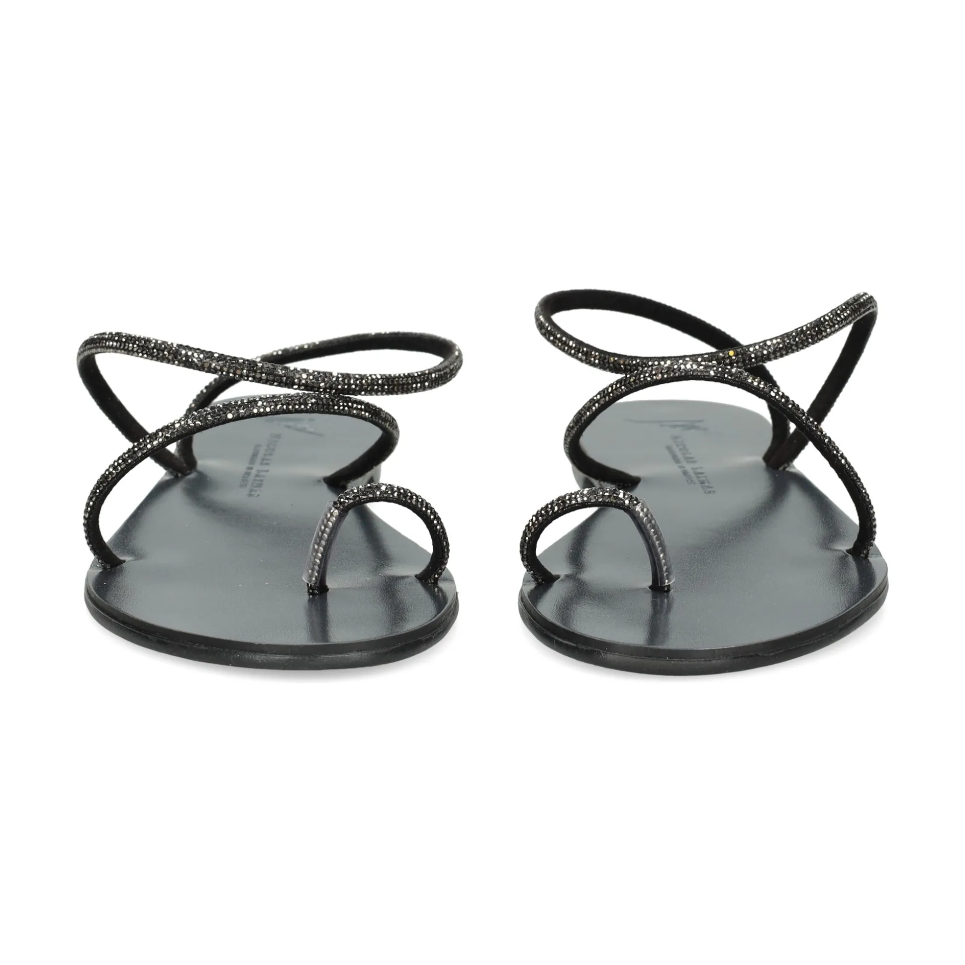 NICOLAS LAINAS Sandalias planas de Mujer 63-TCM GRAFITO