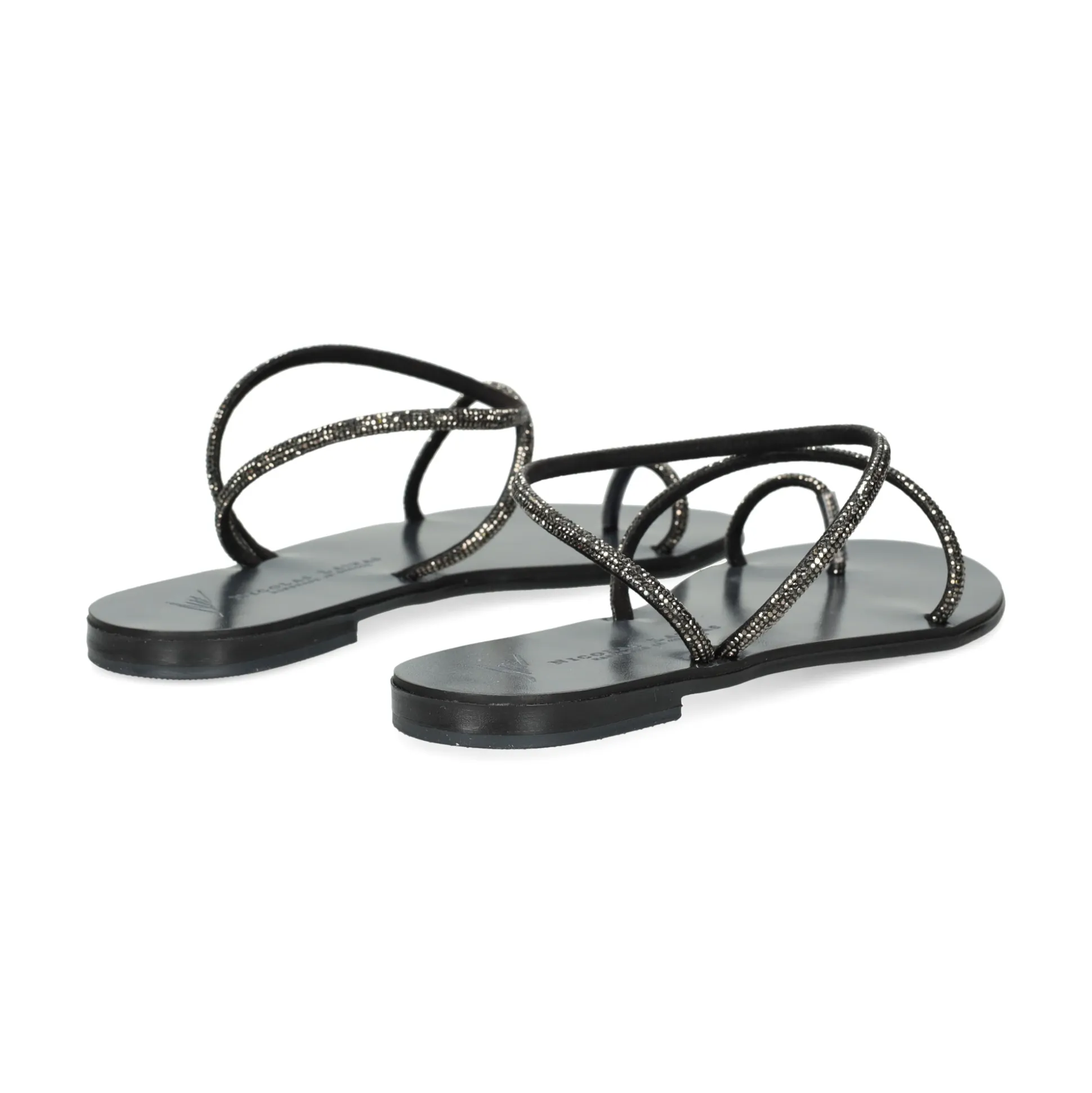 NICOLAS LAINAS Sandalias planas de Mujer 63-TCM GRAFITO