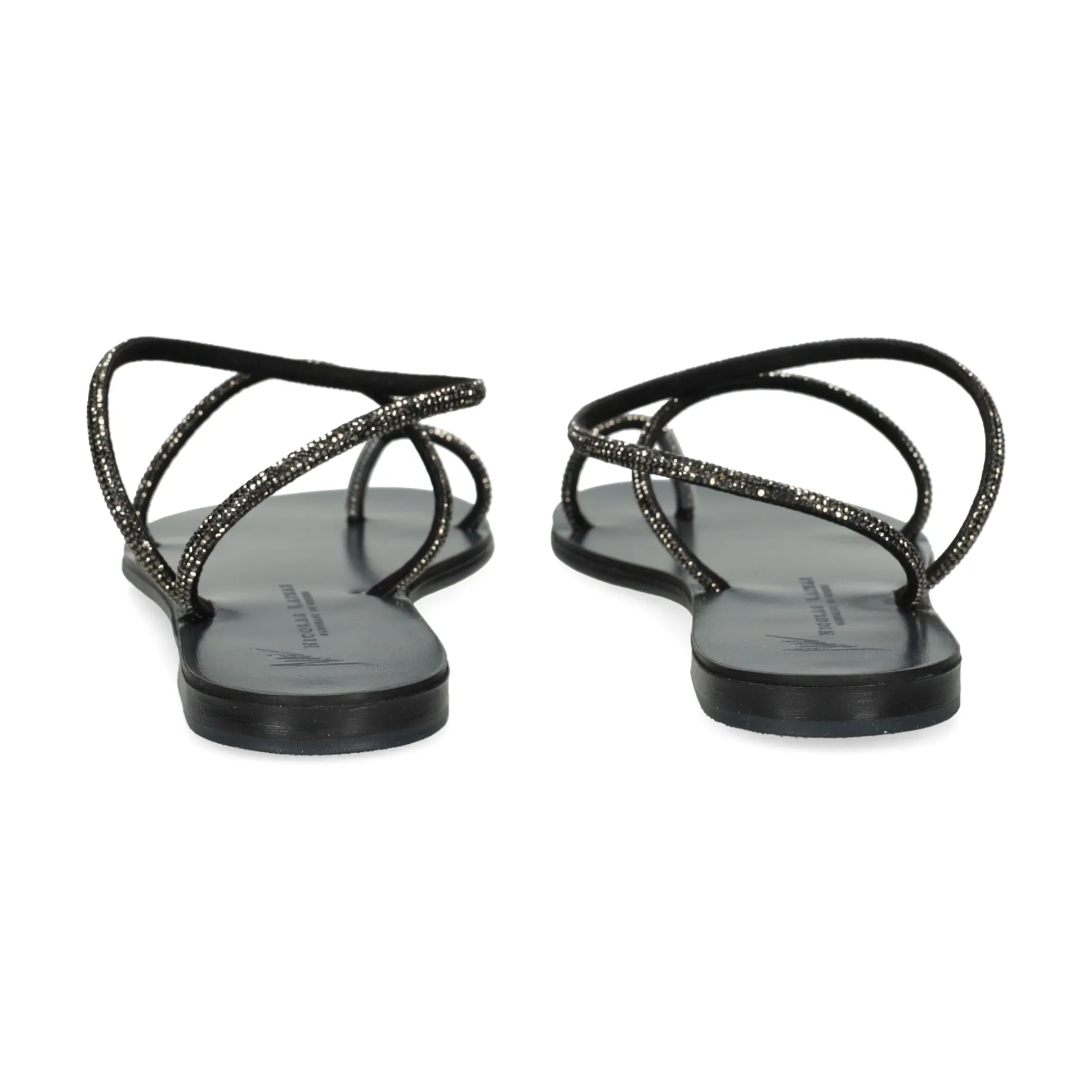 NICOLAS LAINAS Sandalias planas de Mujer 63-TCM GRAFITO