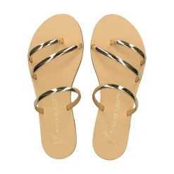 NICOLAS LAINAS Sandalias planas de Mujer 27-T ORO