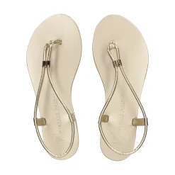 NICOLAS LAINAS Sandalias planas de Mujer 53-GM ORO