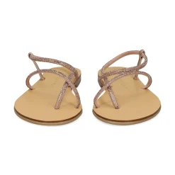 NICOLAS LAINAS Sandalias planas de Mujer 67-TC COBRE