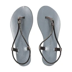 NICOLAS LAINAS Sandalias planas de Mujer 53-TCM GRAFITO