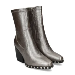 NOA HARMON Botines con tacón de Mujer 009095 0097 PLATA VIEJ