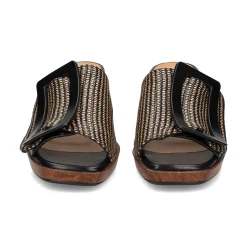 NOA HARMON Sandalias con plataforma de Mujer 009262-0067 NEGRO-CUERO