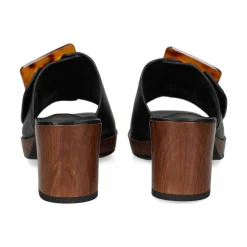 NOA HARMON Sandalias con plataforma de Mujer 009236-0006 NEGRO