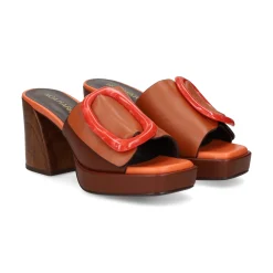 NOA HARMON Sandalias con plataforma de Mujer 009677-0M07 MULTI CUERO