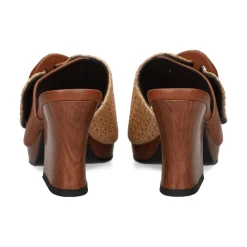 NOA HARMON Sandalias con plataforma de Mujer 009660-0007 CUERO