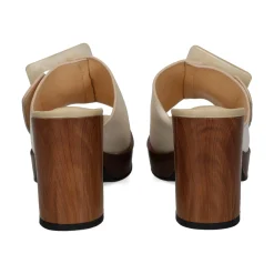 NOA HARMON Sandalias con plataforma de Mujer 009235-0M10 MULTI BEIGE