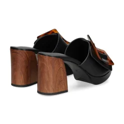 NOA HARMON Sandalias con plataforma de Mujer 008275-0006 NEGRO