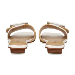 NOA HARMON Sandalias planas de Mujer 009232-0M00 BLANCO