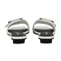 NOA HARMON Sandalias planas de Mujer 008967-0060 NEGRO-BLANCO