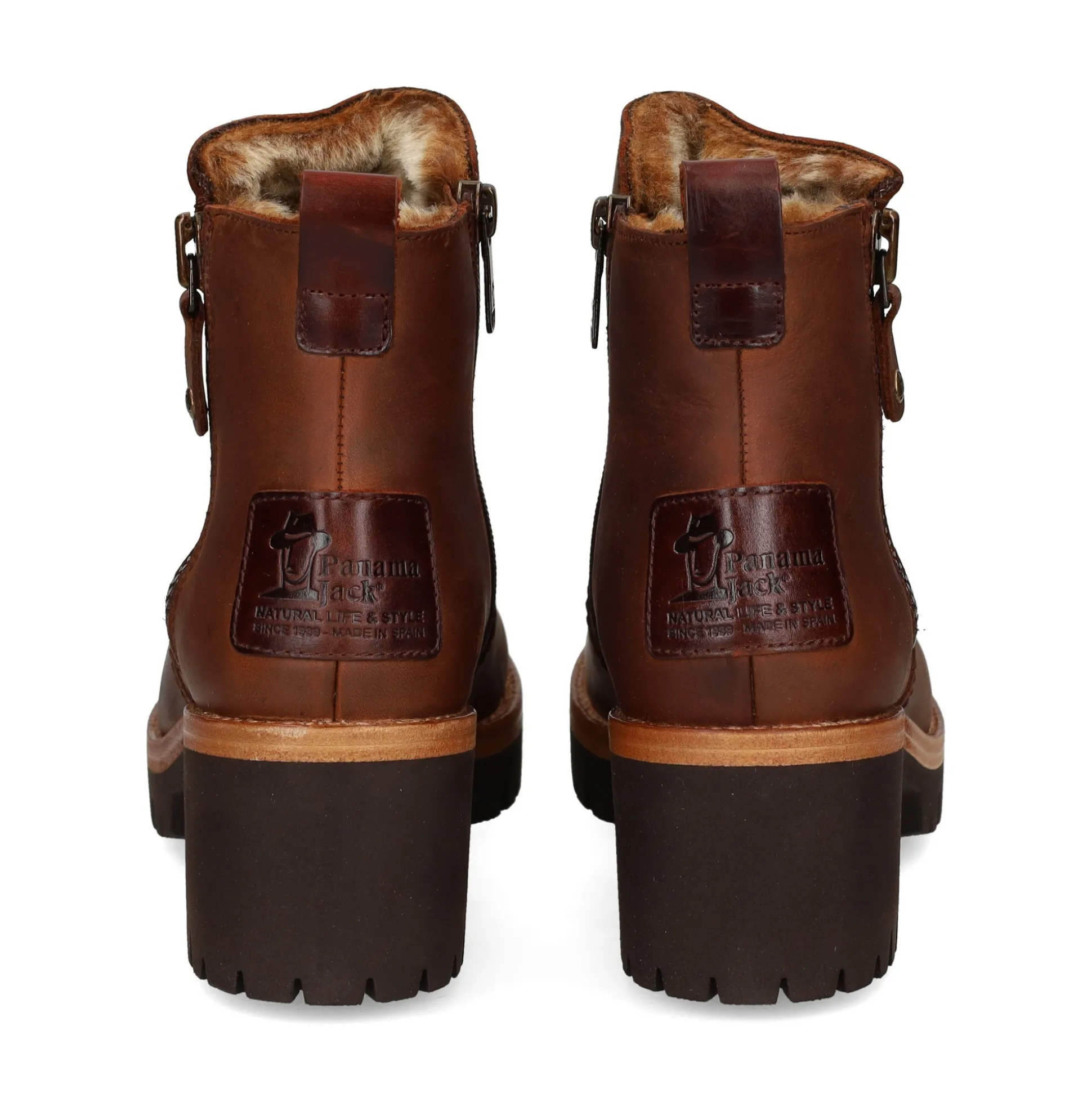 PANAMA JACK Botines con tacón de Mujer Pauline B9 CUERO