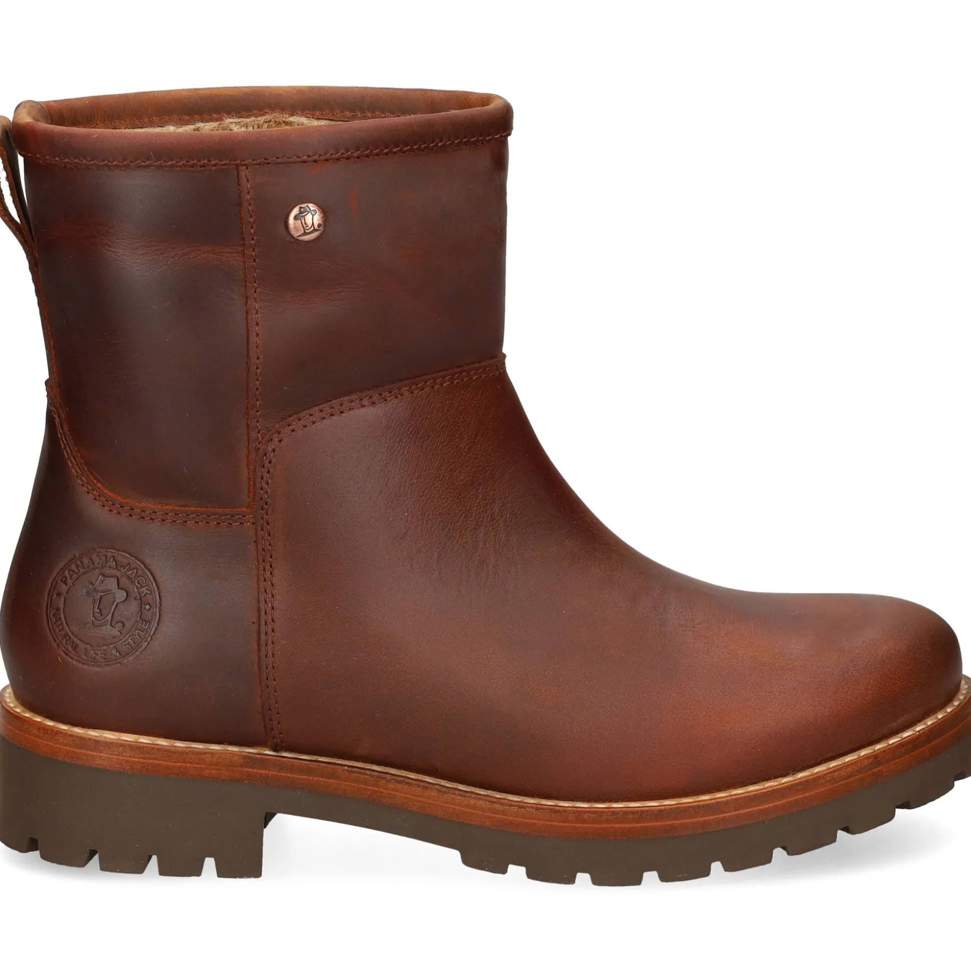 PANAMA JACK Botines planos de Mujer Grace B3 Cuero