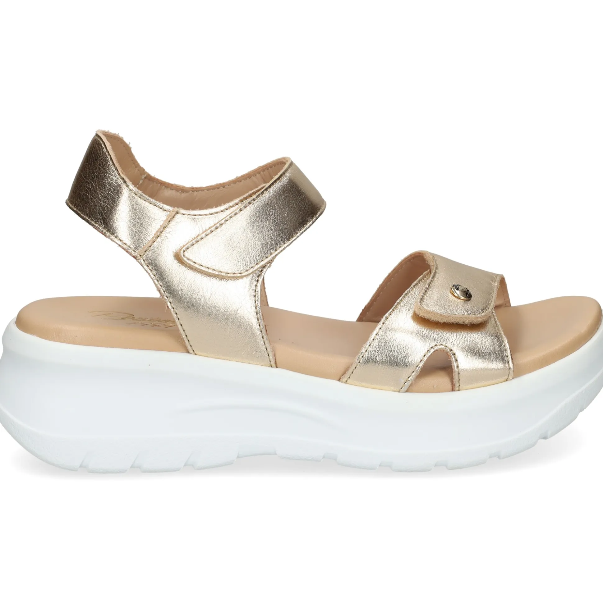 PANAMA JACK Sandalias con plataforma de Mujer Nita Shine B1 Oro