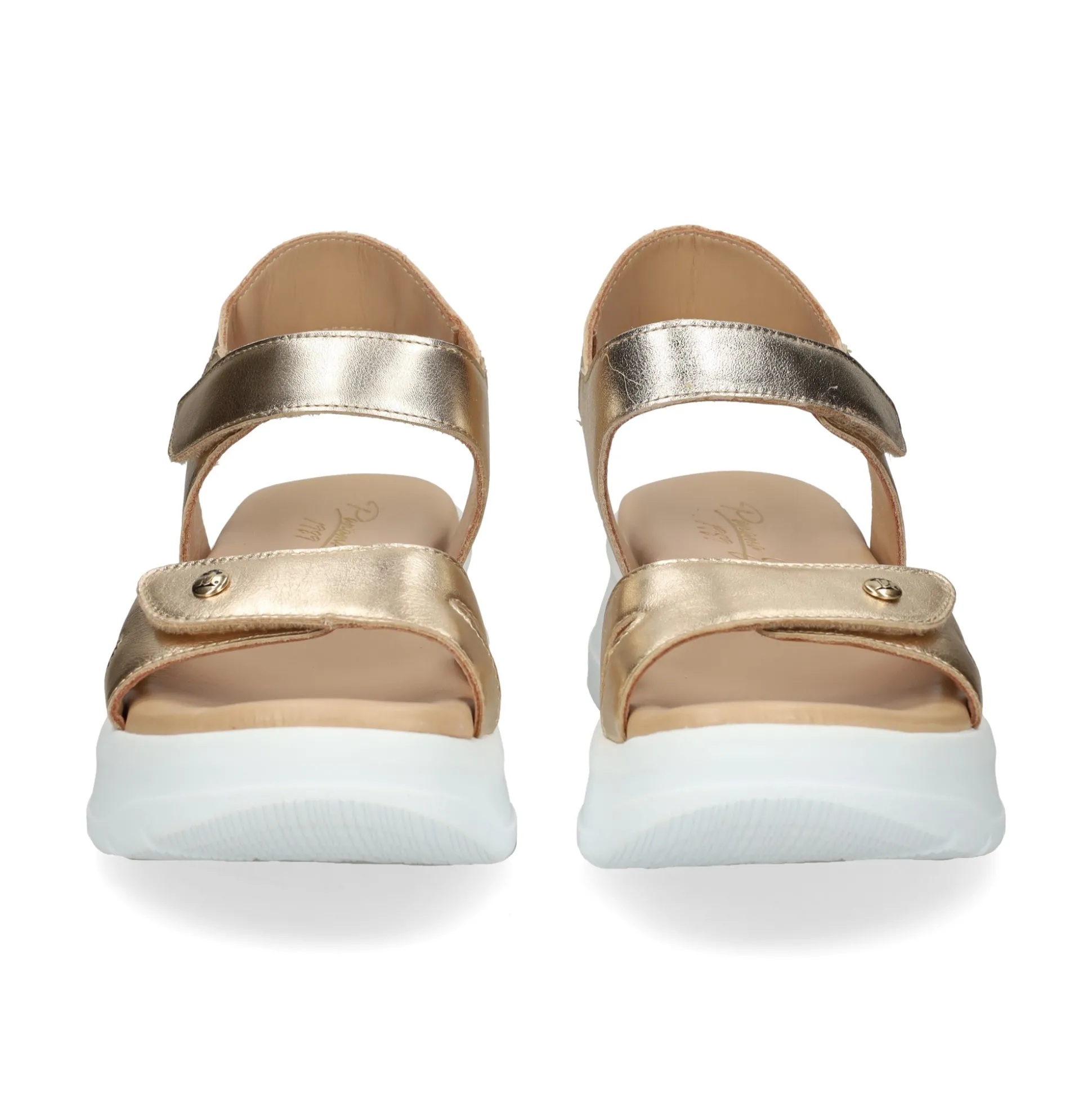 PANAMA JACK Sandalias con plataforma de Mujer Nita Shine B1 Oro