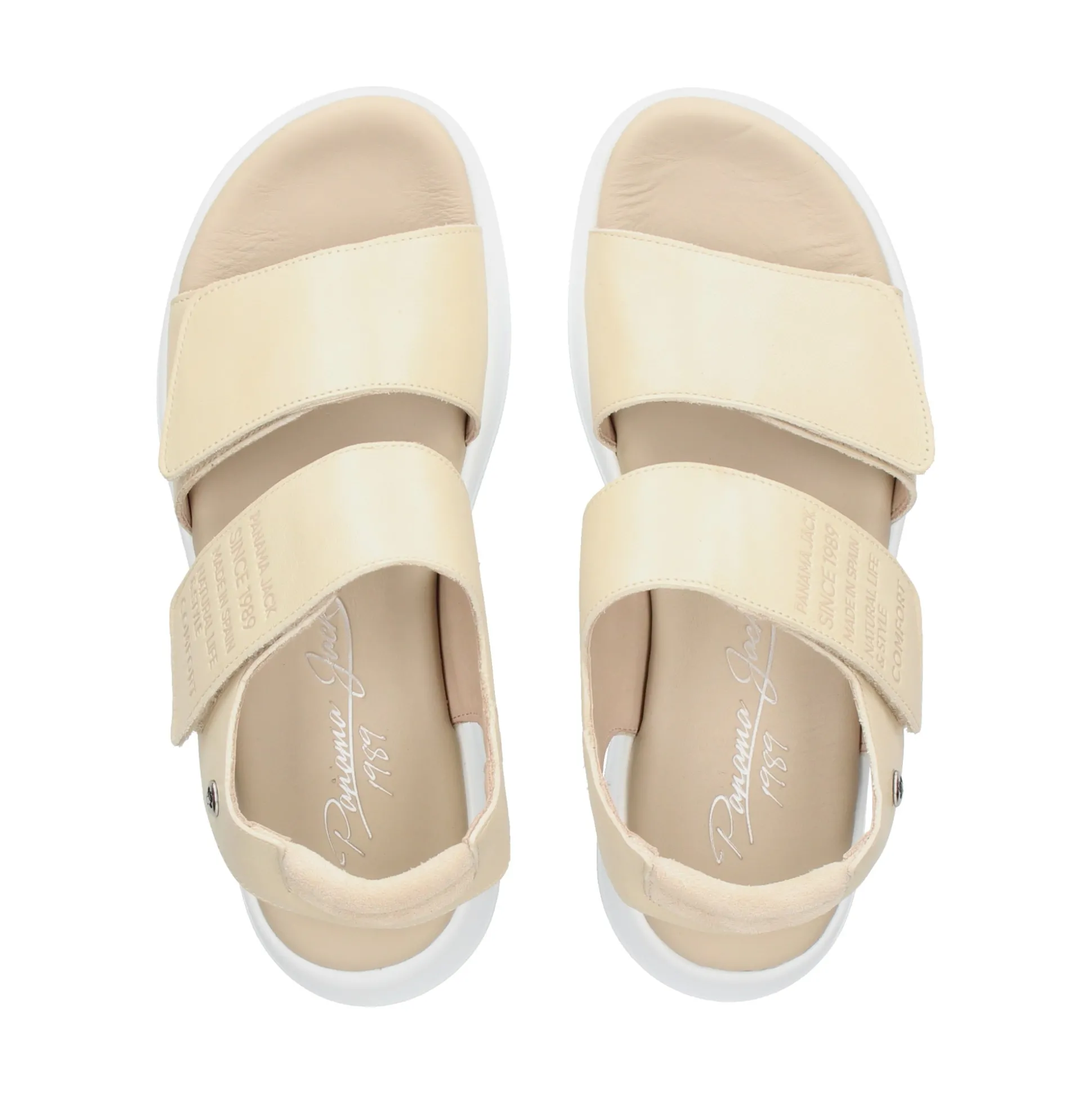 PANAMA JACK Sandalias con plataforma de Mujer Noah B2 CRUDO