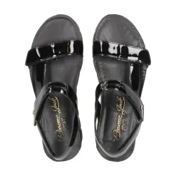 PANAMA JACK Sandalias cuña de Mujer Selma B26 NEGRO
