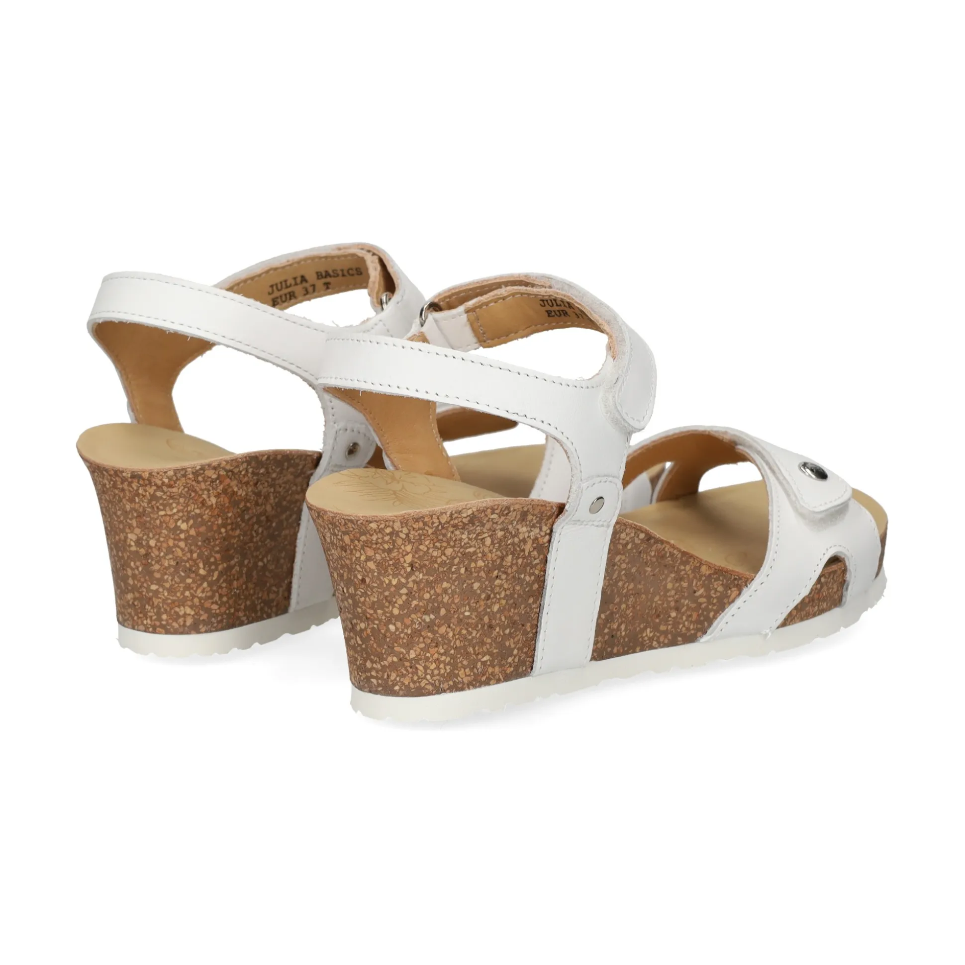 PANAMA JACK Sandalias cuña de Mujer Julia Basics B17 Blanco