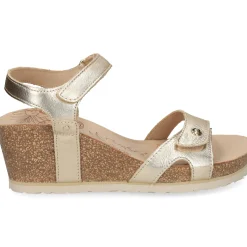 PANAMA JACK Sandalias cuña de Mujer Julia Shine B3 Oro