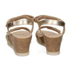 PANAMA JACK Sandalias cuña de Mujer Julia Shine B3 Oro