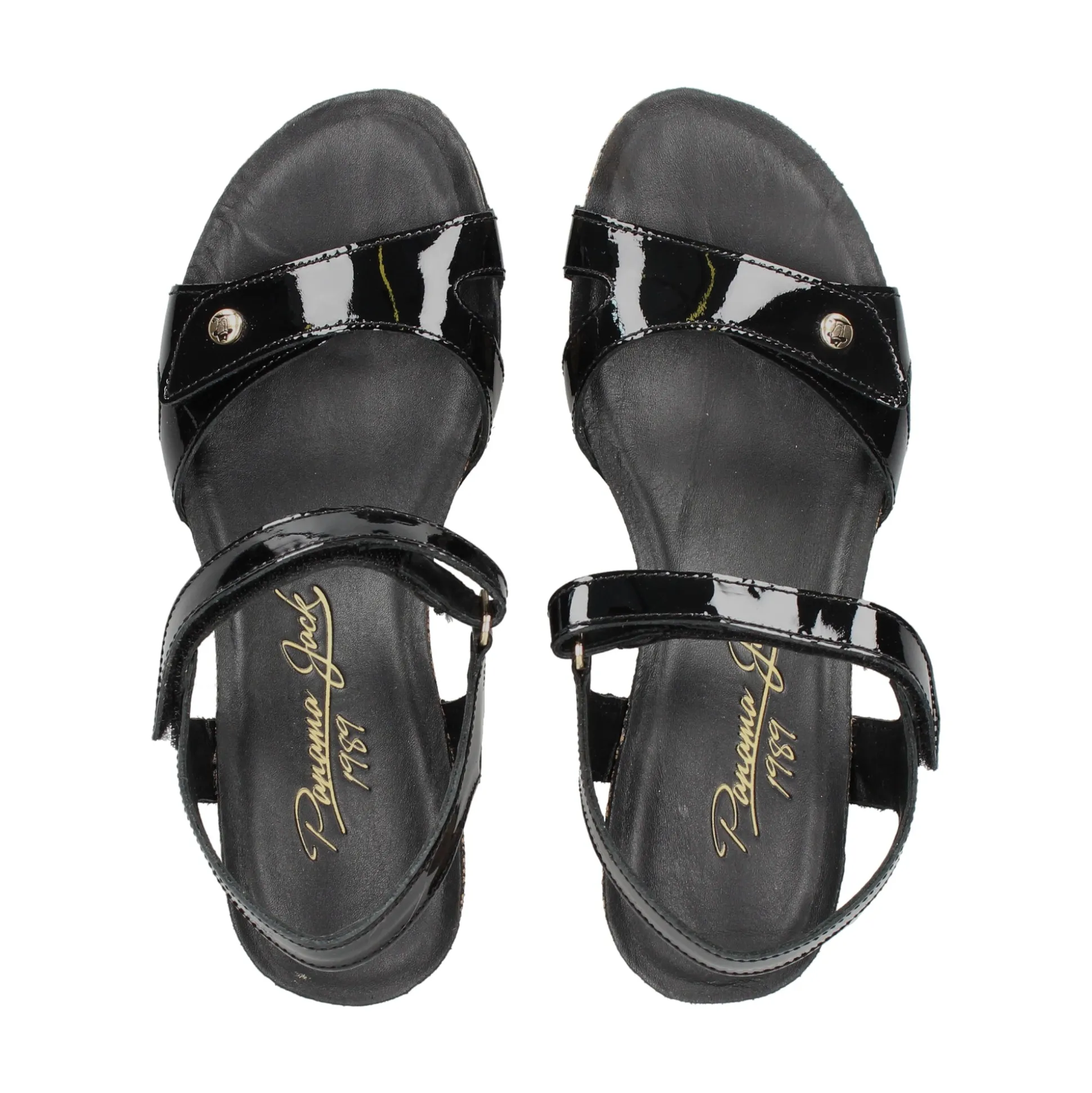PANAMA JACK Sandalias cuña de Mujer Julia B63 NEGRO