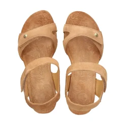 PANAMA JACK Sandalias cuña de Mujer Vila B3 Cuero