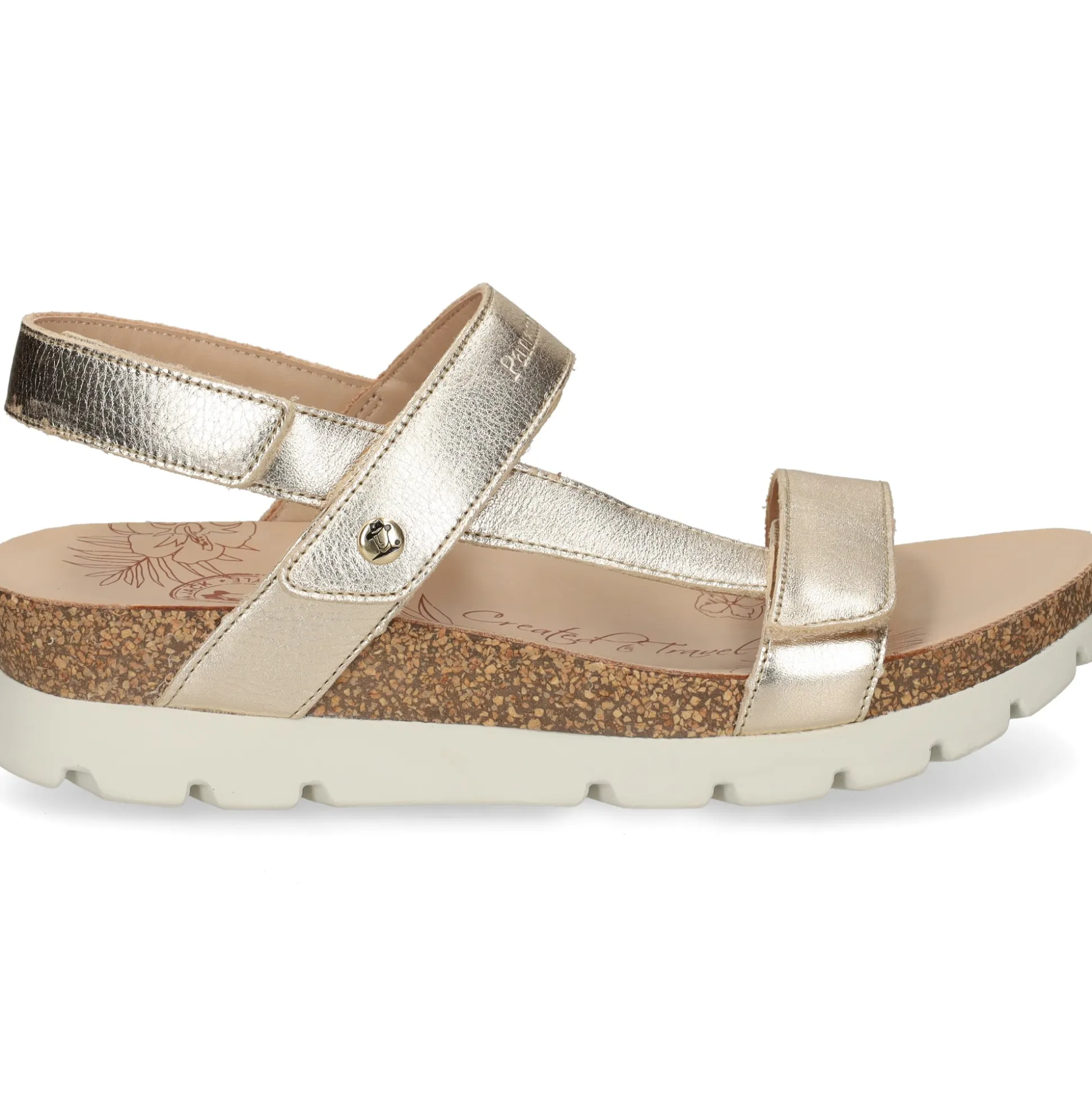 PANAMA JACK Sandalias planas de Mujer Selma Shine B1 Oro