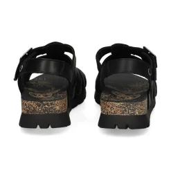 PANAMA JACK Sandalias planas de Mujer Sasha B1 NEGRO
