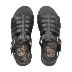 PANAMA JACK Sandalias planas de Mujer Sasha B1 NEGRO