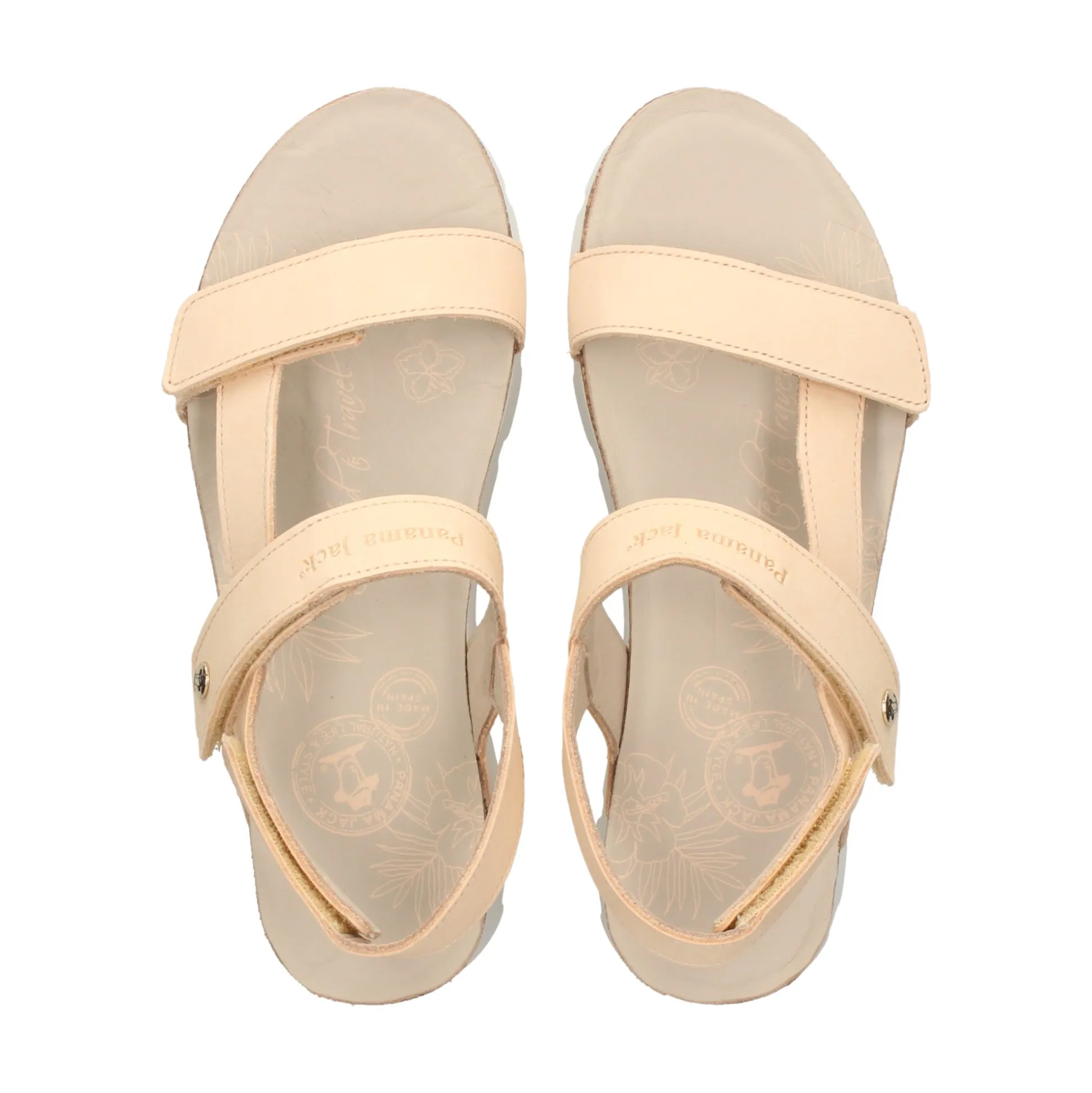 PANAMA JACK Sandalias planas de Mujer Selma B12 Beige