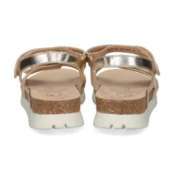 PANAMA JACK Sandalias planas de Mujer Sulia Shine B3 Oro