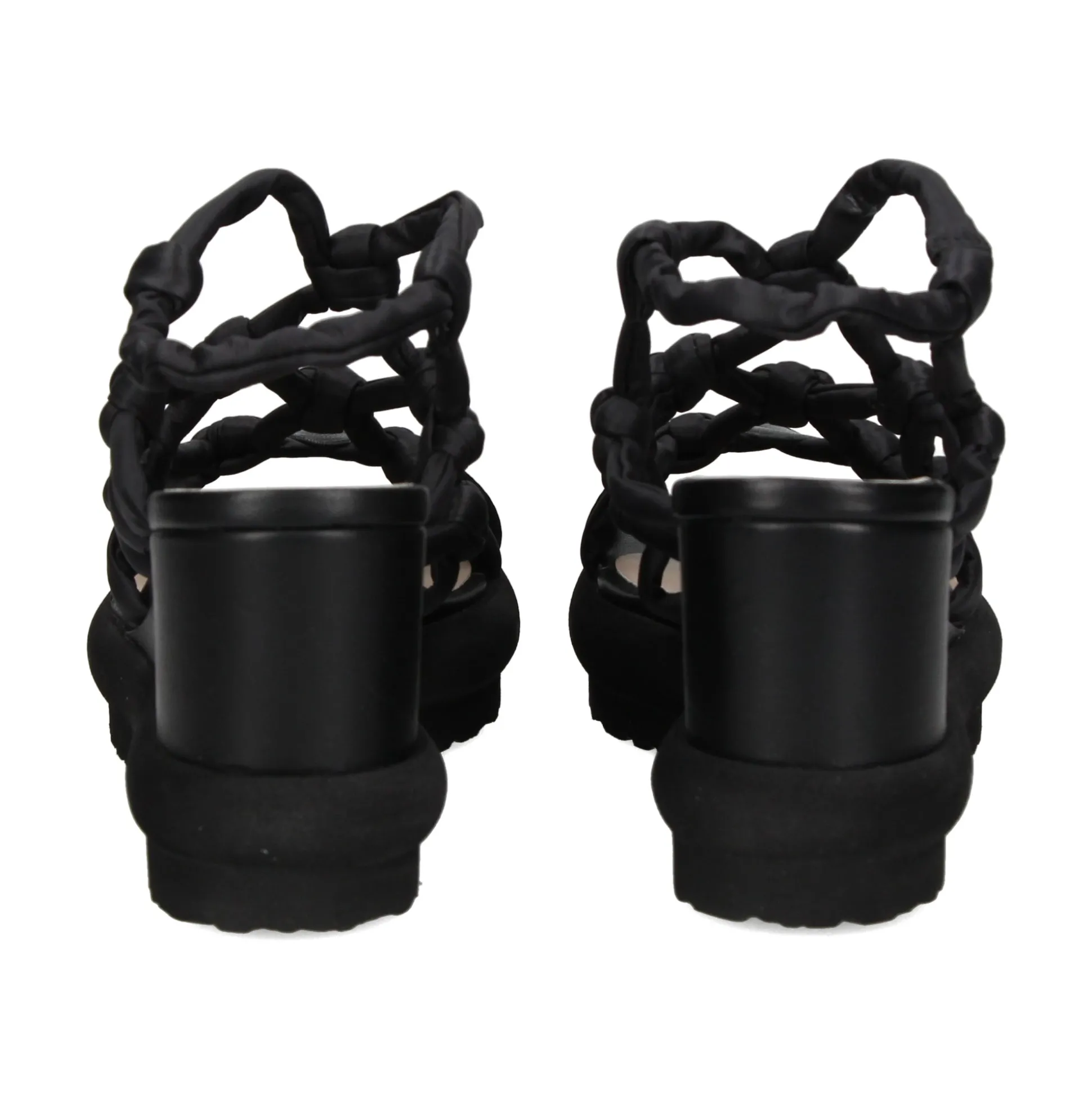 PATRIZIA BONFANTI Sandalias cuña de Mujer NARA SUN NERO