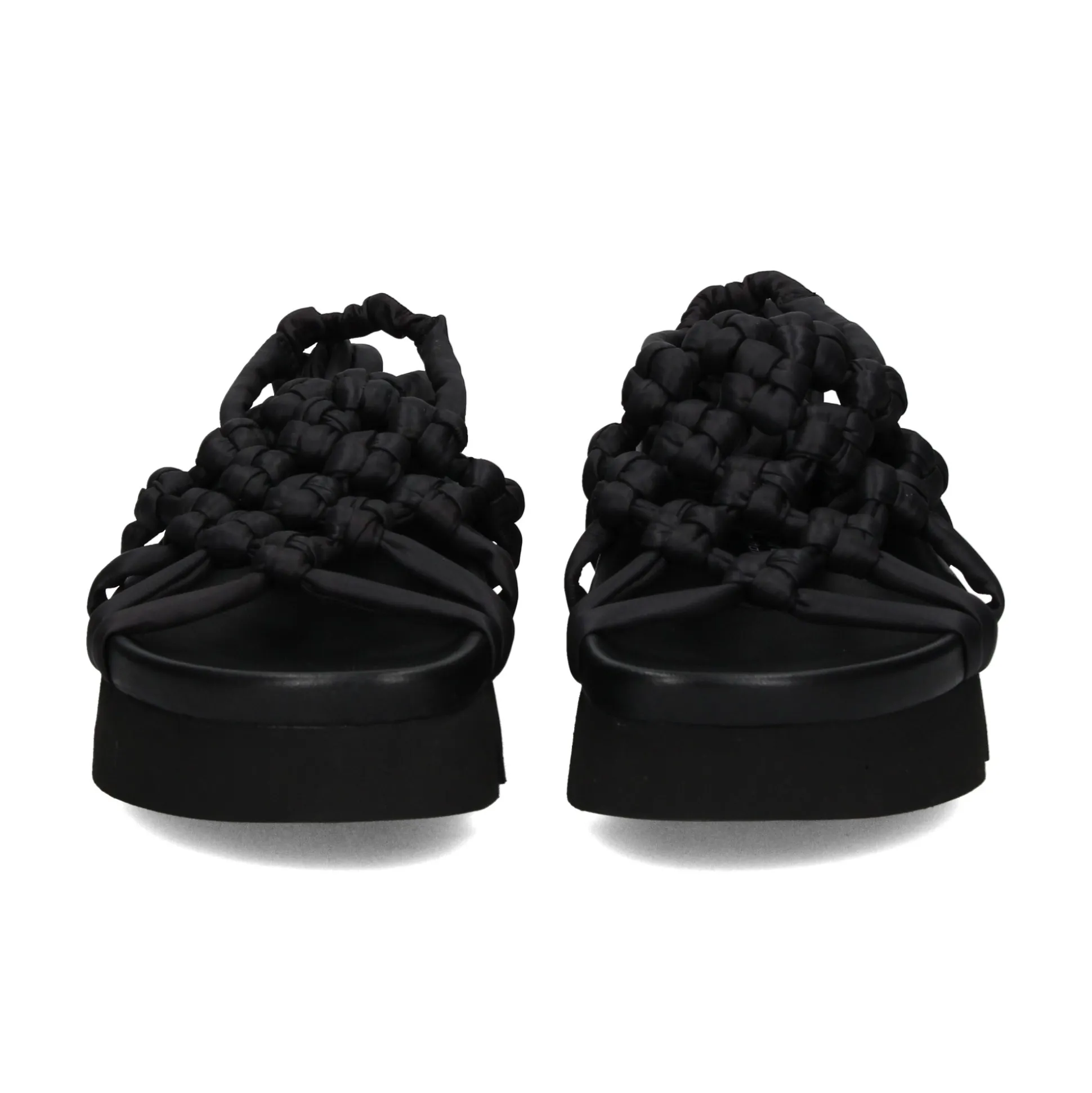 PATRIZIA BONFANTI Sandalias planas de Mujer ALISON COTTON NERO