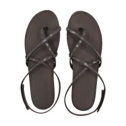 PEDRO GARCIA Sandalias planas de Mujer PELLIN OFF BLACK