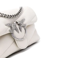 PINKO Bolsos 100040 Z14O BIANCO/SIL