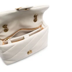 PINKO Bolsos 100038 Z14Q WHITE/GOLD